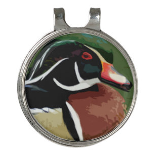 Duck Hunting Hat Clip, Wood Duck Hat Clip