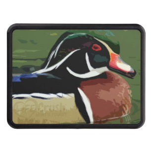 Duck Hunting Hitch Cover, Wood Duck Trailer Hitch Cover