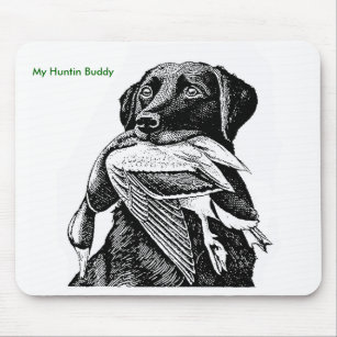 Duck Hunting Labrador Mouse Pad