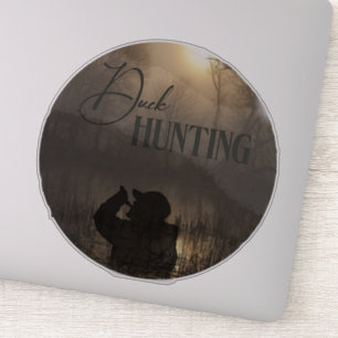 duck hunting logo Sticker