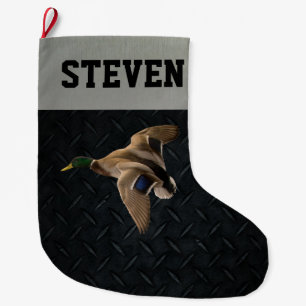 Duck Hunting Mallard Men's Christmas Stocking