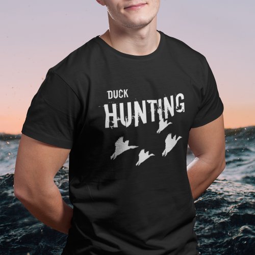 Duck Hunting Mallards Flying Sports Men Quote T_Shirt