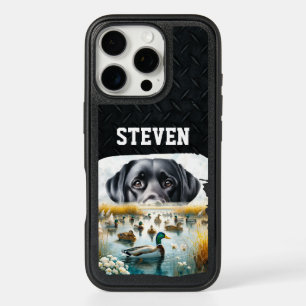 Duck Hunting Marsh Retreiver Dog Cool Name iPhone 16 Pro Case