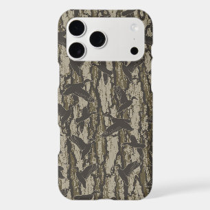 Duck Hunting Oak Tree Bark Camo Ducks iPhone 17 Pro Max Case