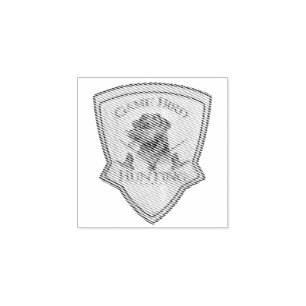 Duck Hunting Rubber Stamp