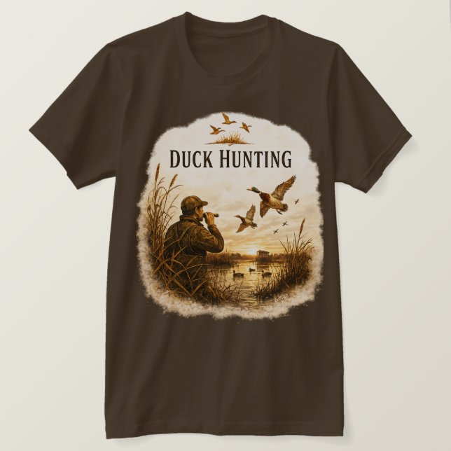 Duck Hunting  T-Shirt (Design Front)
