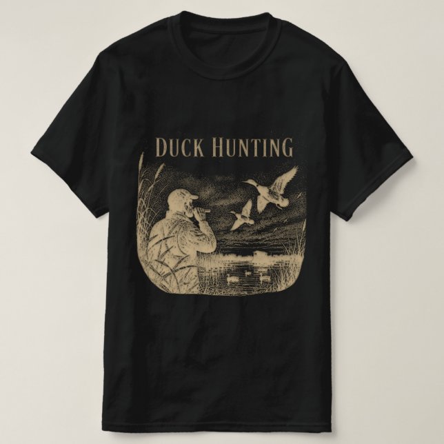 Duck Hunting  T-Shirt (Design Front)