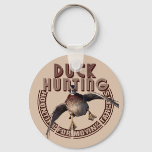 Duck hunting T-Shirt Trucker Hat Button Keychain