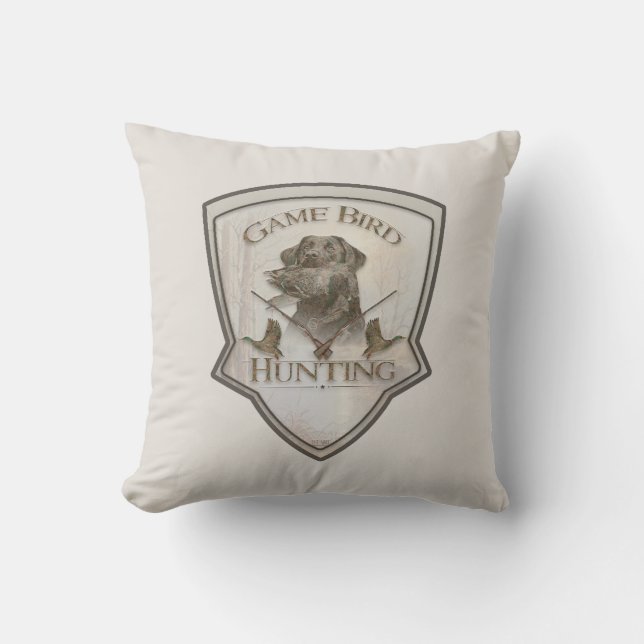 Duck Hunting  Throw Pillow (Front)