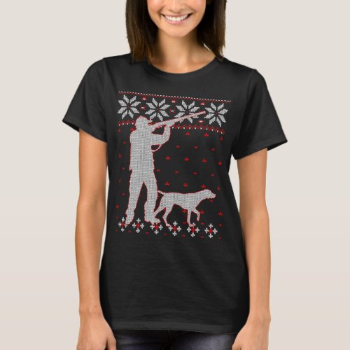 Duck Hunting Ugly Christmas Sweater Duck Hunter C T_Shirt