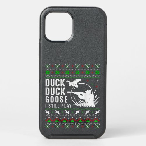 Duck Hunting Waterfowl Christmas Funny  OtterBox Symmetry iPhone 12 Pro Case