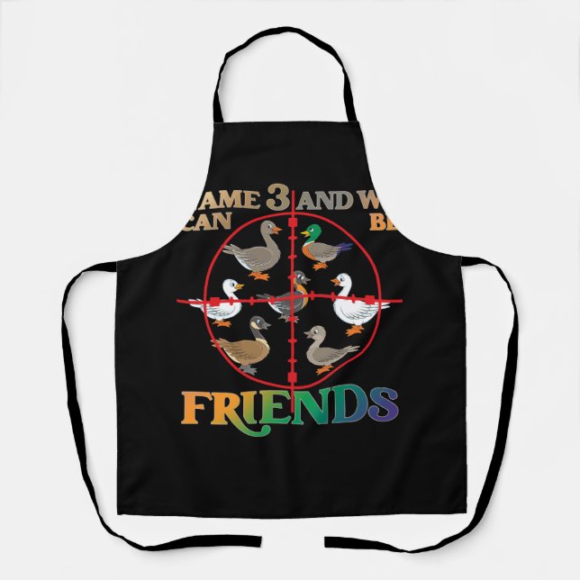 Duck Hunting Waterfowl Hunters Different Duck Spec Apron (Front)