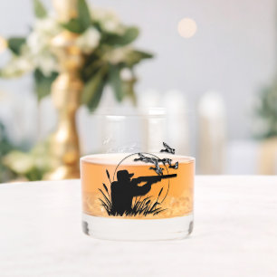 Duck Hunting Whiskey Glass