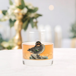 Duck Hunting Whiskey Glass