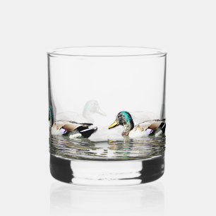 Duck Hunting Whiskey Glass