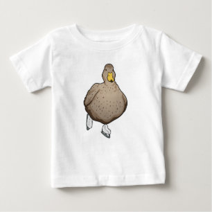 Duck Ice skating Ice skates Baby T-Shirt