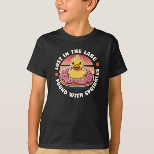 Duck in a Donut Floaters T_Shirt
