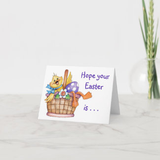 Duck in Basket - Card