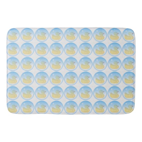 Duck in Bubble Quirky Pattern Bath Mat