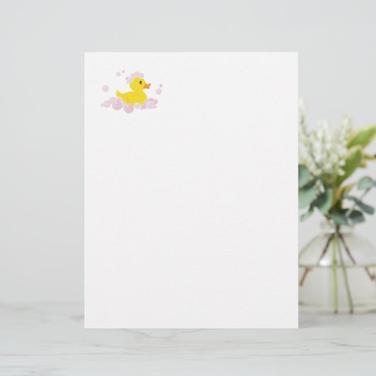 Duck in Pink Bubbles (Standing Front)