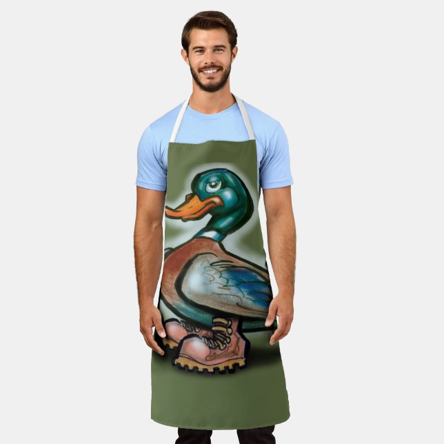 Duck in Work Boots Apron (Worn)