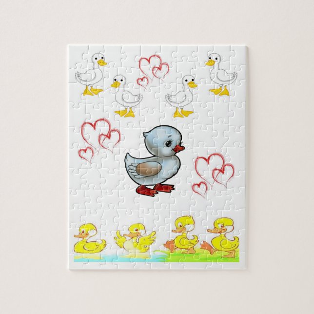 Duck Jigsaw Puzzle (Vertical)