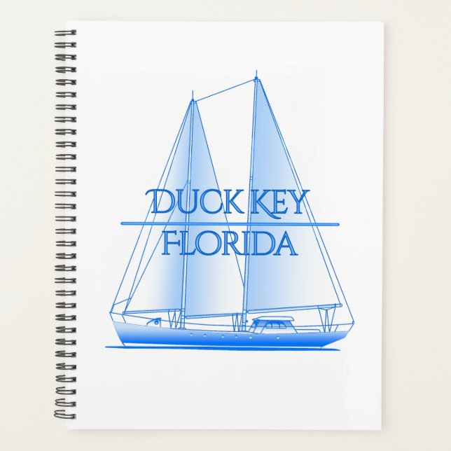 Duck Key Coastal Nautical Sailing Sailor Planner (Front)