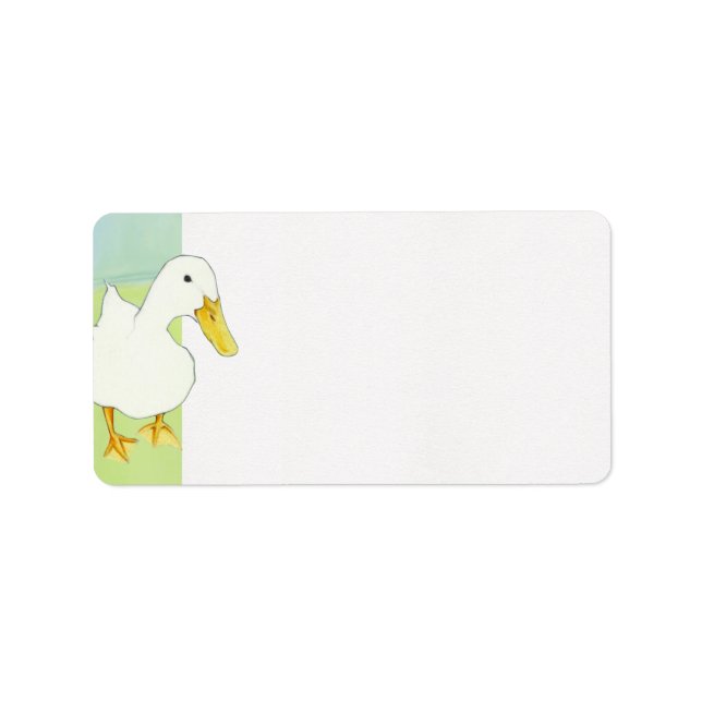Duck Kiss Address Label (Front)