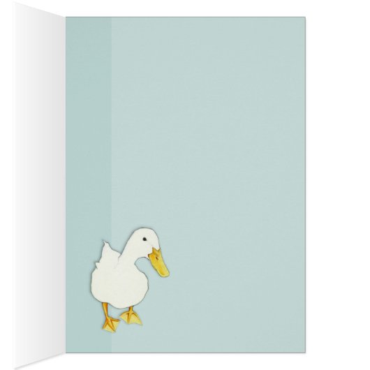 Duck Kiss dots Card (Inside (Right))