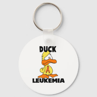 Duck Leukemia (Orange Ribbon) Keychain