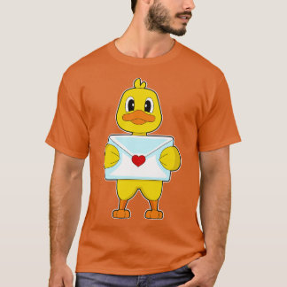 Duck Love letter T-Shirt