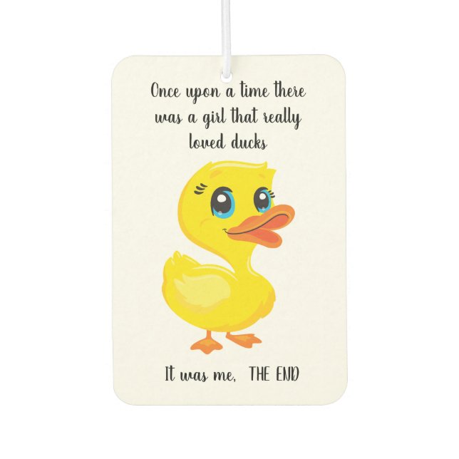 Duck Lover Air Freshener (Front)