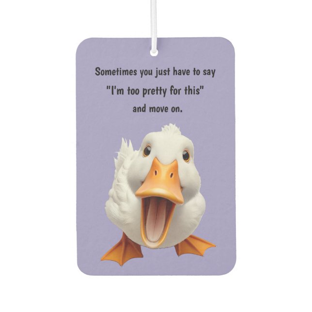 Duck Lover Air Freshener (Front)