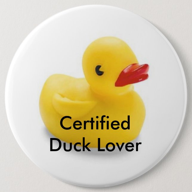 Duck Lover Badge Button (Front)