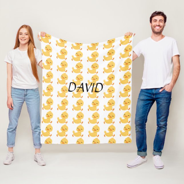 Duck Lovers Fleece Blanket (In Situ)