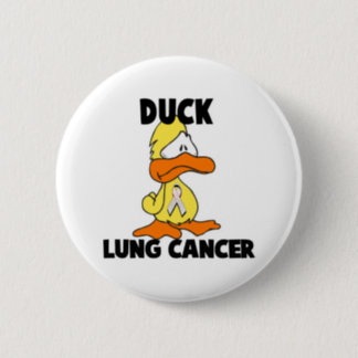 Duck Lung Cancer Pinback Button