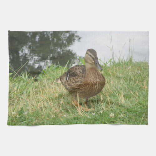 Duck Mallard Female Cute Pretty Photo Towel