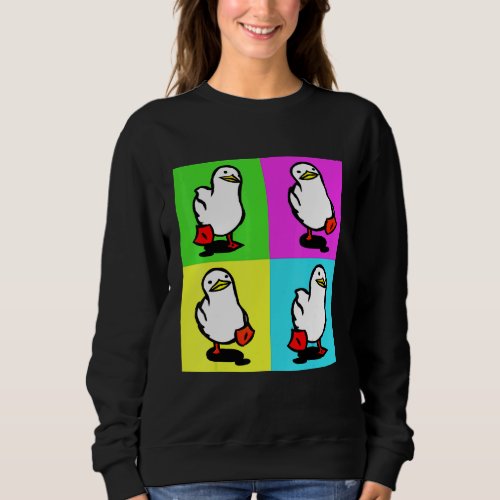 Duck Meme For Men Women  Rubber Duck Sweatshirt