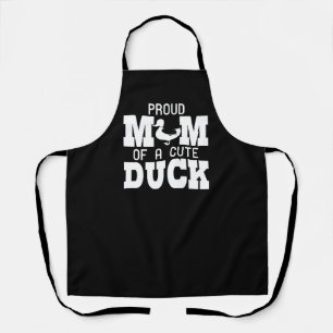 Duck Mom Ducky Duckling Mother Birds Ducks Apron