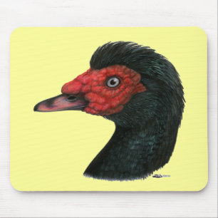 Duck:  Muscovy Head Mouse Pad
