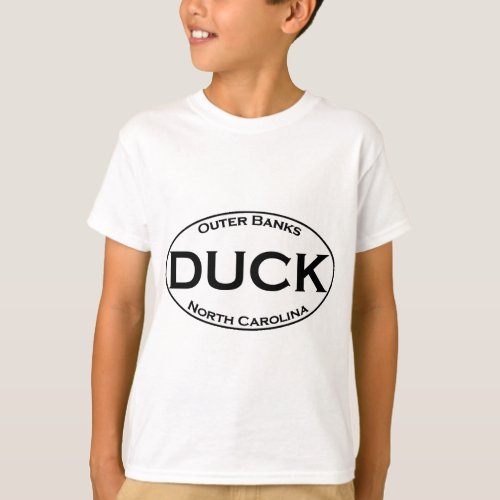 Duck North Carolina Oval Logo T_Shirt