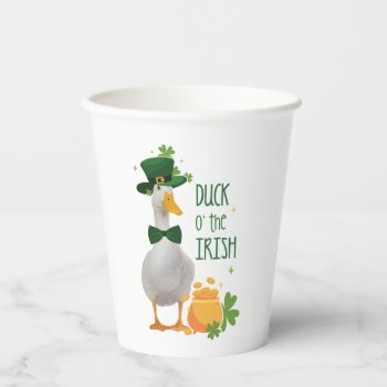 Duck o' the Irish St. Patricks Day Paper Cups
