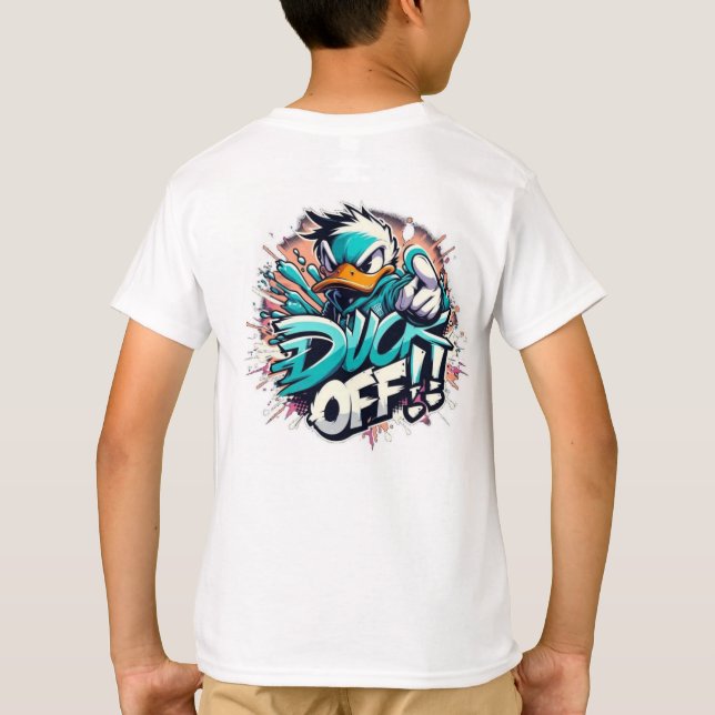Duck Off & Duck                                    T-Shirt (Back)