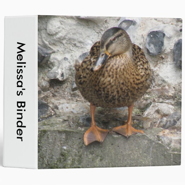 Duck on a Wall Custom Binder (Front/Spine)