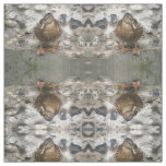 Duck on a Wall Patterned Animal Fabric