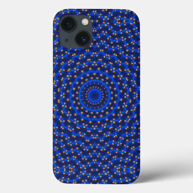Duck on blue kaleidoscope Case-Mate iPhone case (Back)