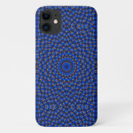 Duck on blue kaleidoscope... iPhone 11 case