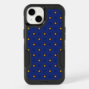Duck on blue with yellow kaleidoscope OtterBox iPh iPhone 14 Case