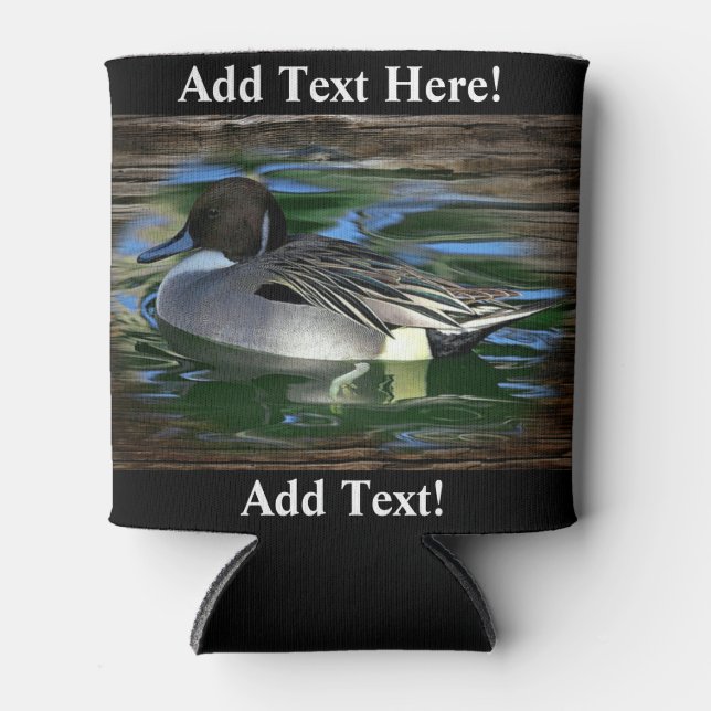 Duck On The Lake Can Cooler (Front)