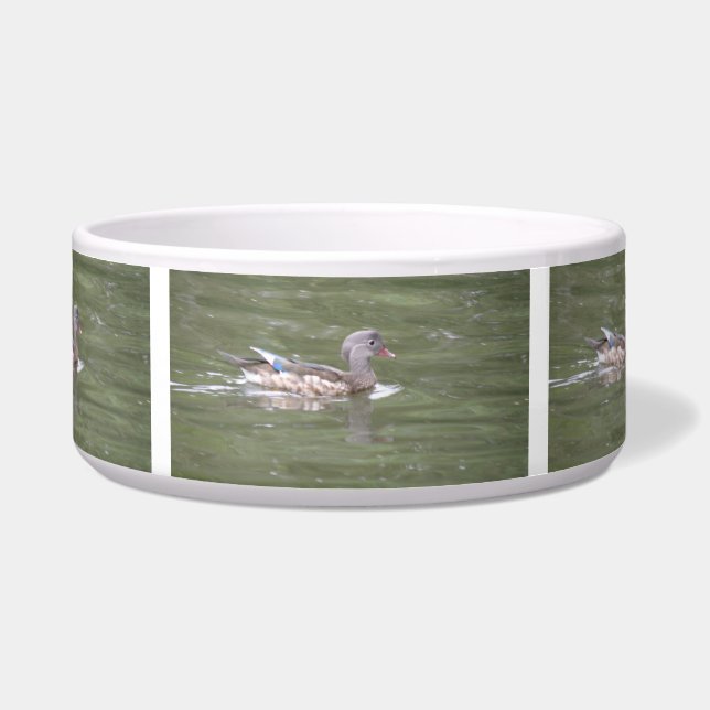 Duck on the Lake Dog Bowl (Front)